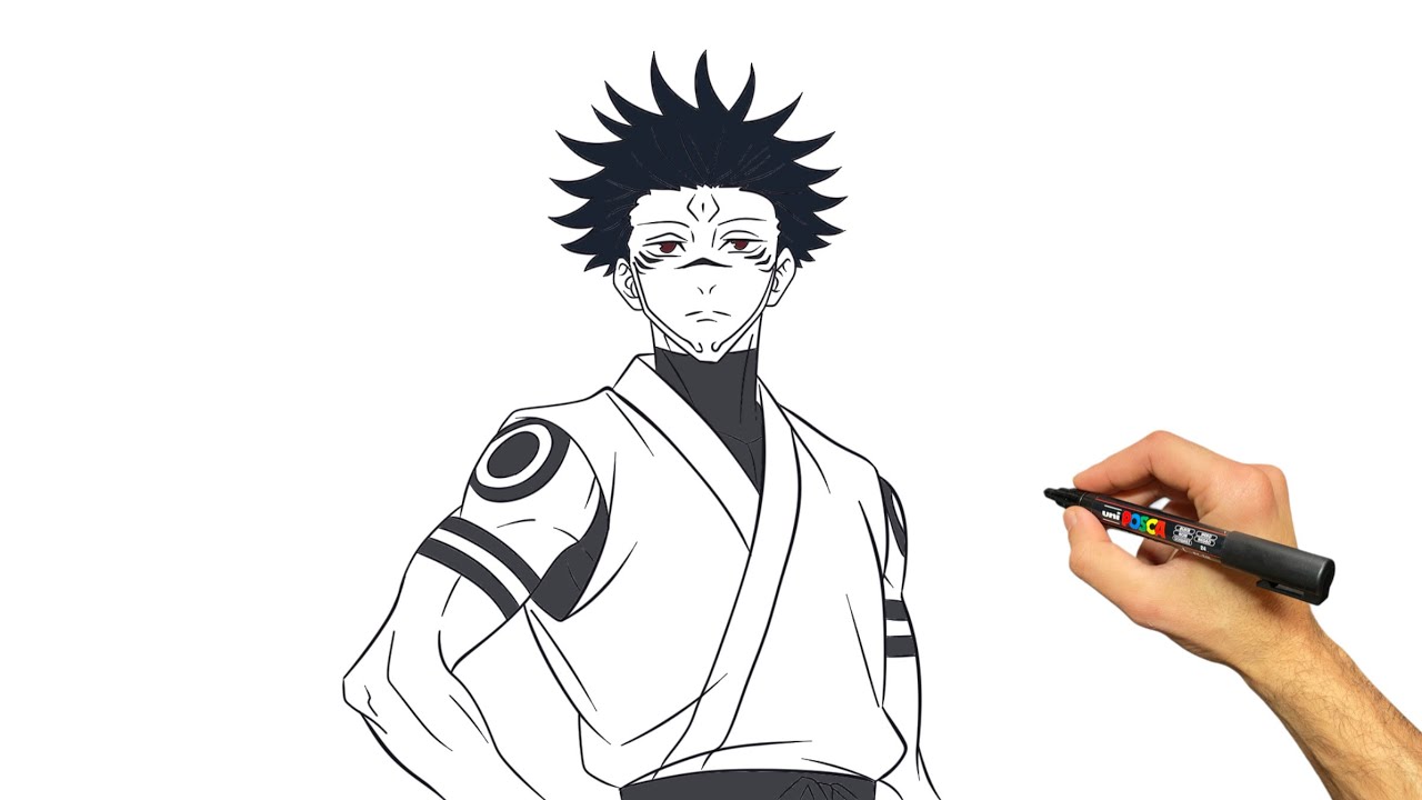How to Draw Sukuna (Fushiguro) | Step by Step JJK Drawing Tutorial