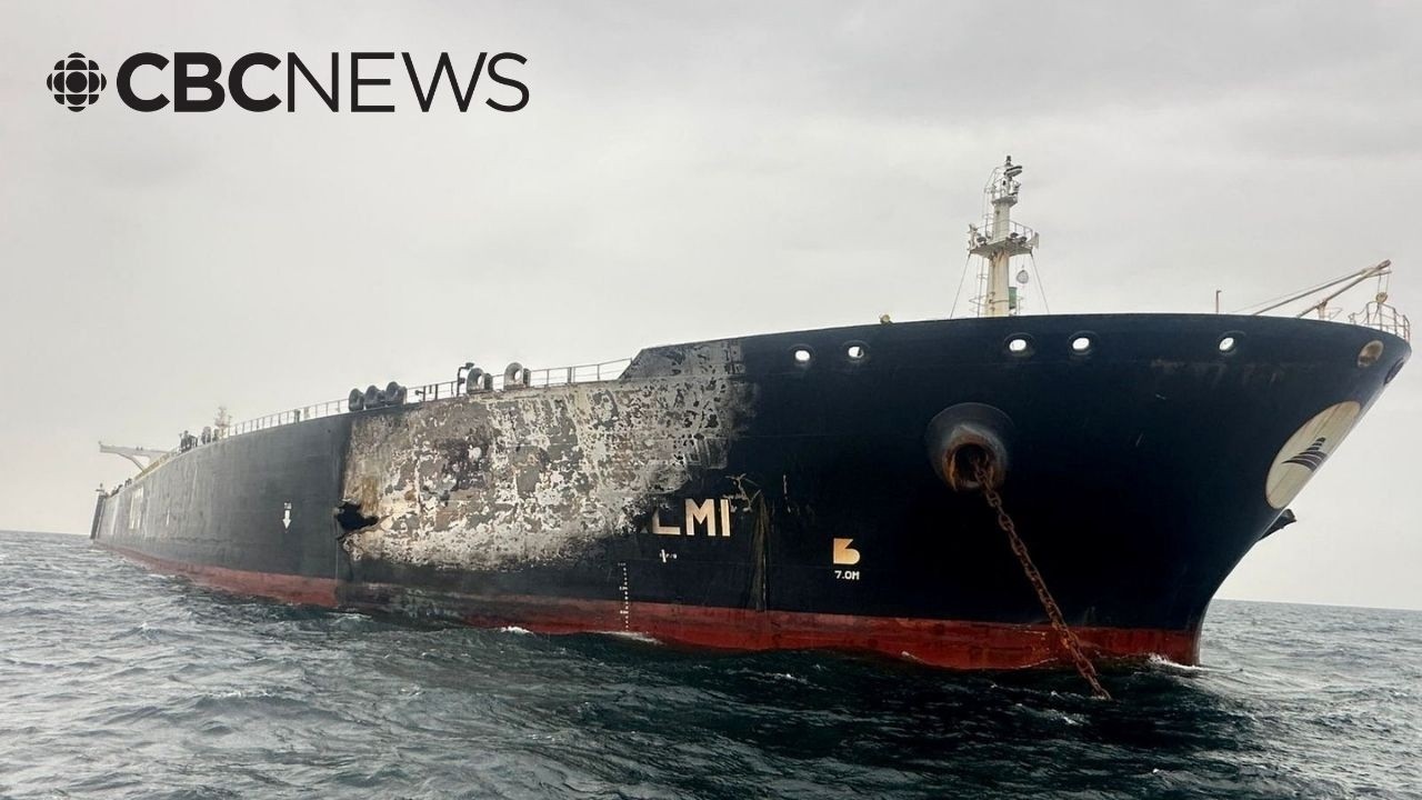 Iran strikes fully laden Kuwaiti oil tanker off United Arab Emirates