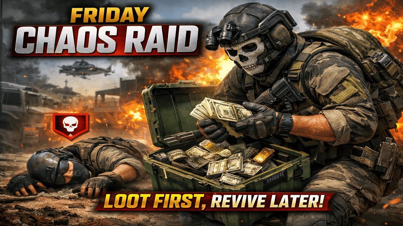 Live Now: 🔥 ⚠️ Friday Chaos Raid | Loot First, Think Later 😈🎮! On our way to 300 Subs!