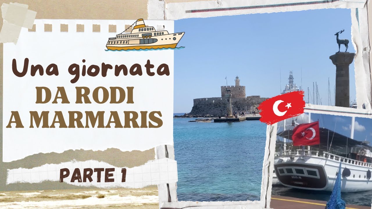RODI - MARMARIS (parte 1) gita di 1 giorno in Turchia con le SEA DREAMS. Grecia - Turchia SEA DREAMS