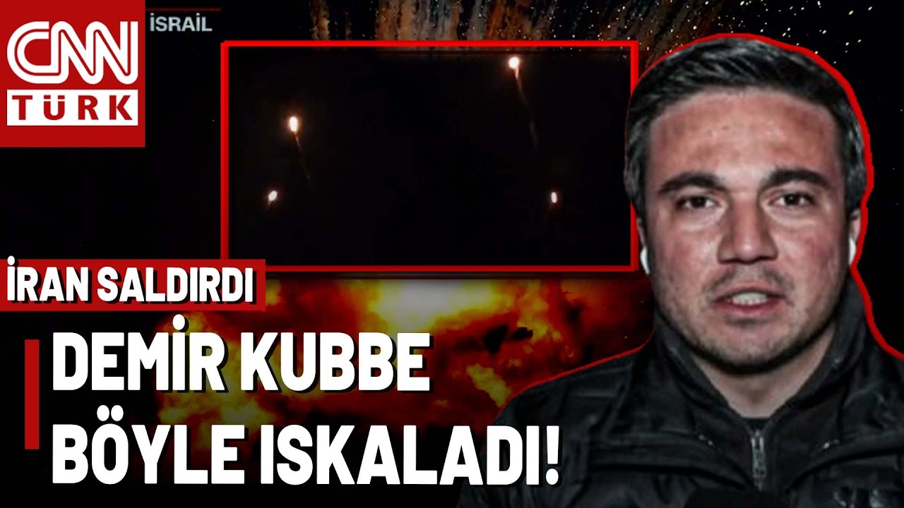 SON DAKİKA🚨İran Vurdu, İsrail Panikte! İşte Demir Kubbe'nin F&uuml;zeyi Iskalama Anı