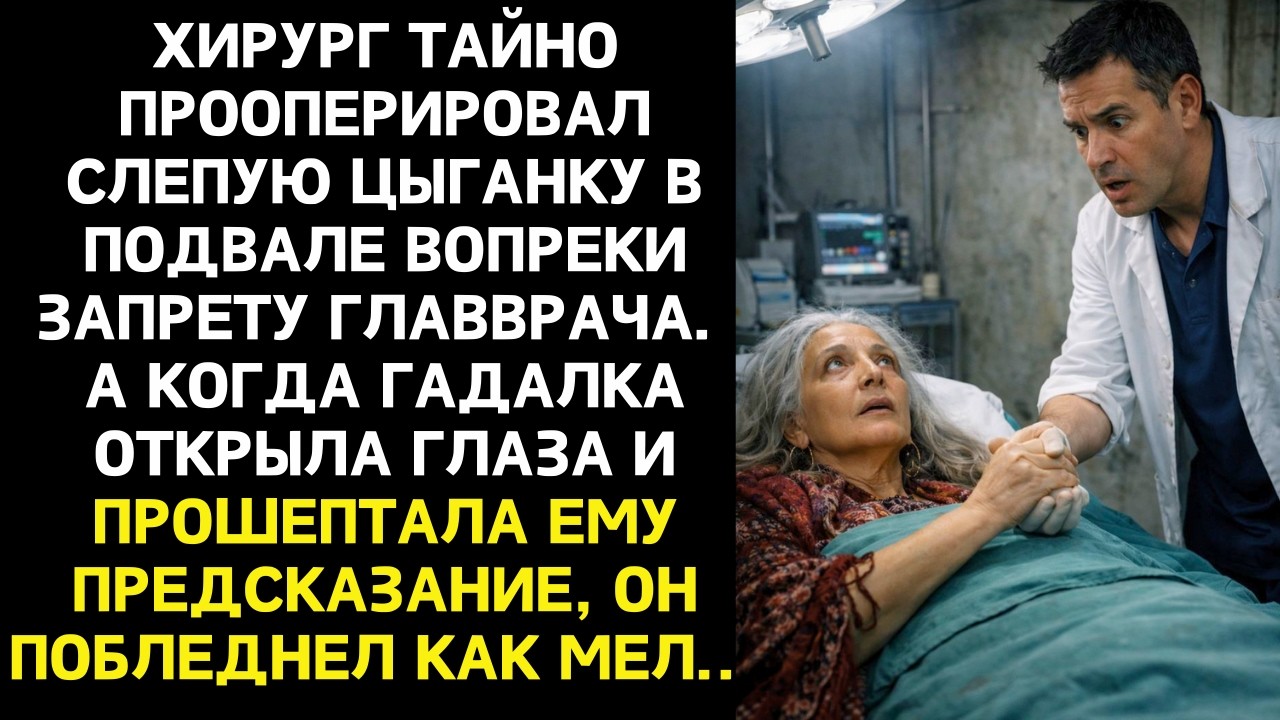 Доктор ТАЙНО прооперировал ЦЫГАНКУ в подвале клиники, а ГАДАЛКА открыла глаза и ПРЕДРЕКЛА ЕМУ ЭТО...