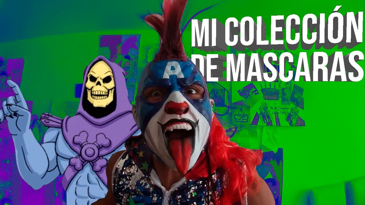 💥Mis MÁSCARAS de Capitán América, Skeletor y la Minecraft🤔  | Psycho Clown🤡