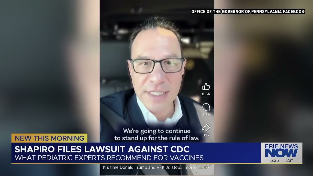 Shapiro Files Lawsuit Against CDC