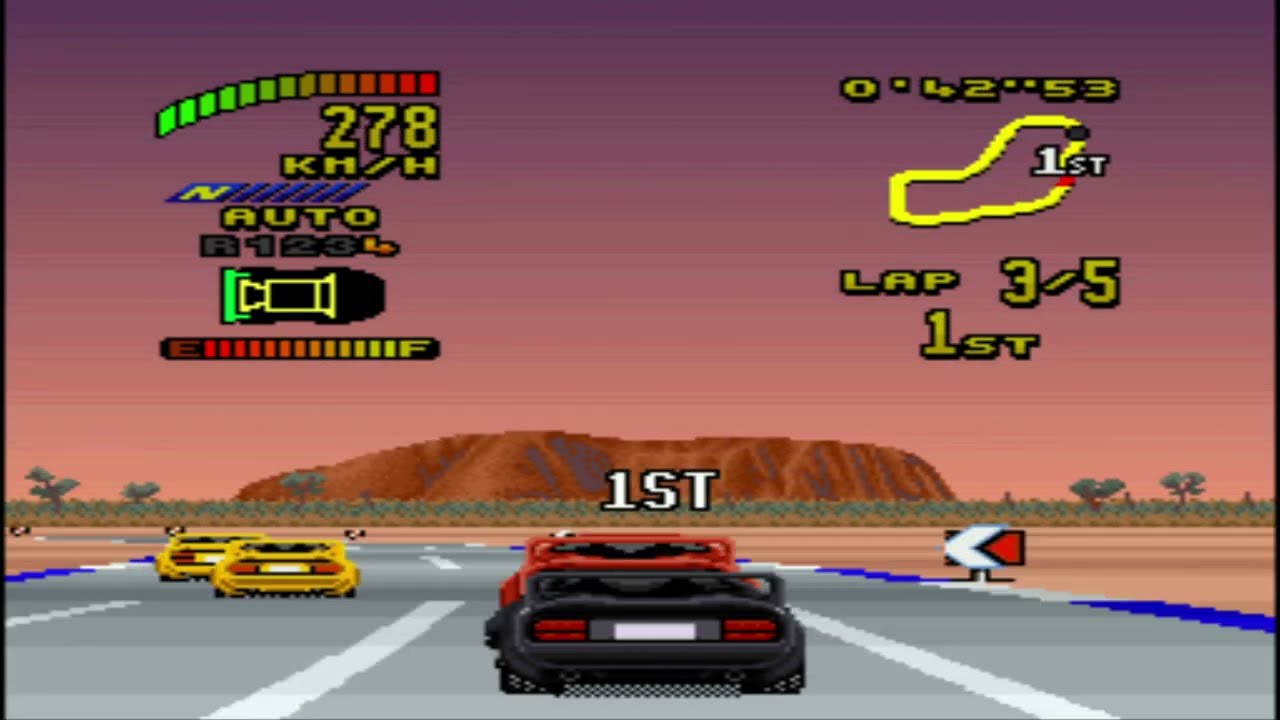 Top Gear 2 SNES - Austrália - Parte 1