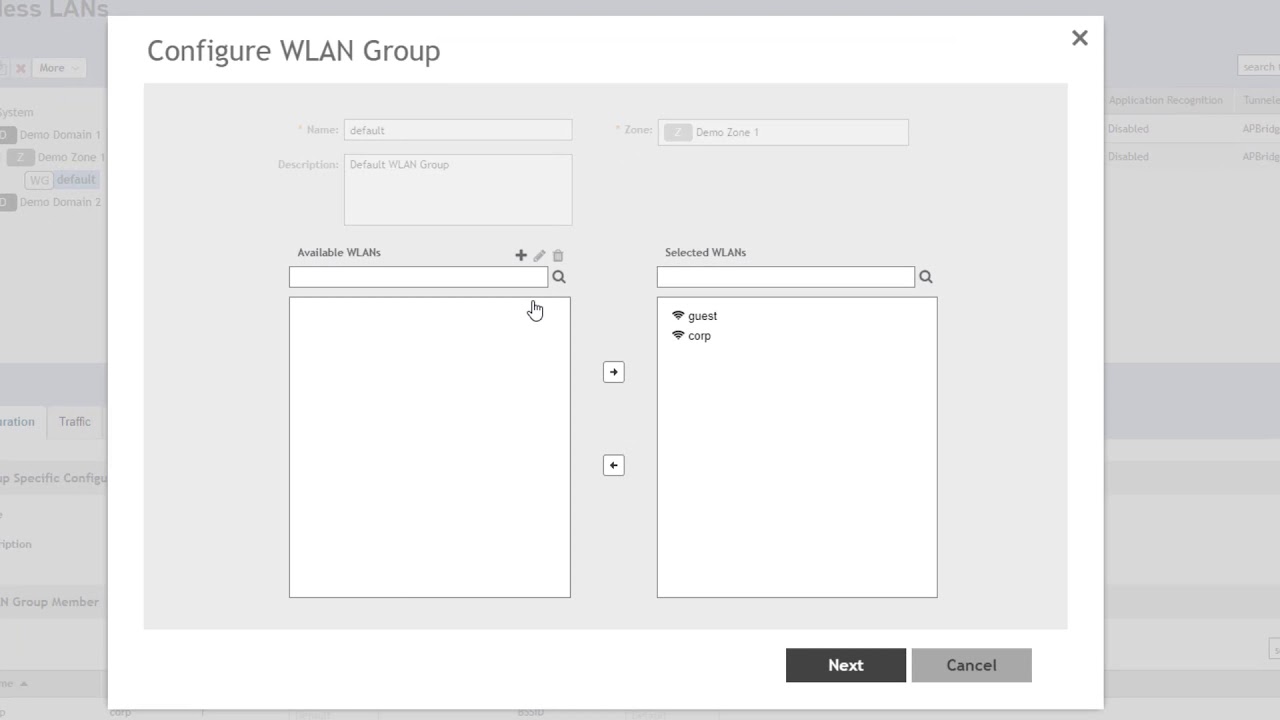 RUCKUS SmartZone 5.2 - WLAN Group Creation
