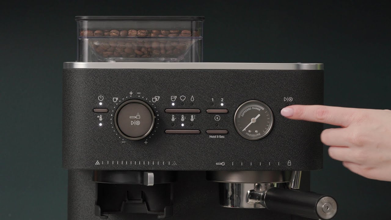 C&oacute;mo usar tu nueva cafetera espresso semiautom&aacute;tica con molinillo de caf&eacute; KitchenAid