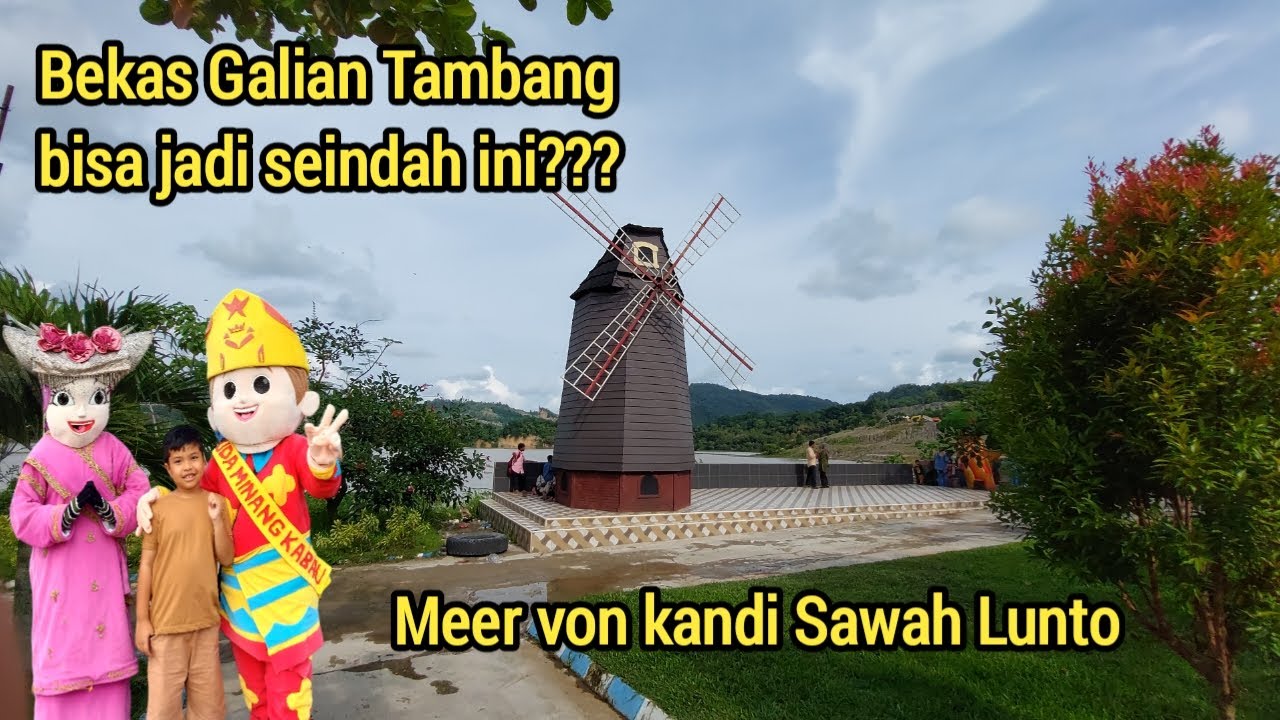 Bekas tambang batubara yang di sulap menjadi tempat wisata