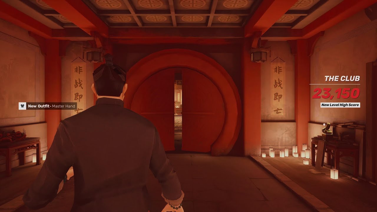 Sifu - unlocking the Master Hand Outfit at The Club.
