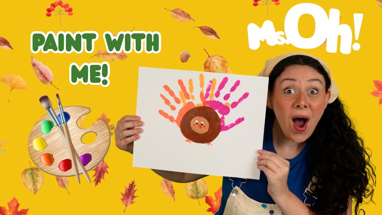 Thanksgiving craft idea for kids! Thankfulness, Colors, Shapes/ Ms. Oh!