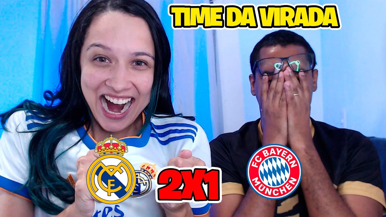 REACT REAL MADRID 2 X 1 BAYERN DE MUNIQUE - É O TIME DA VIRADA, NÃO TEM JEITO