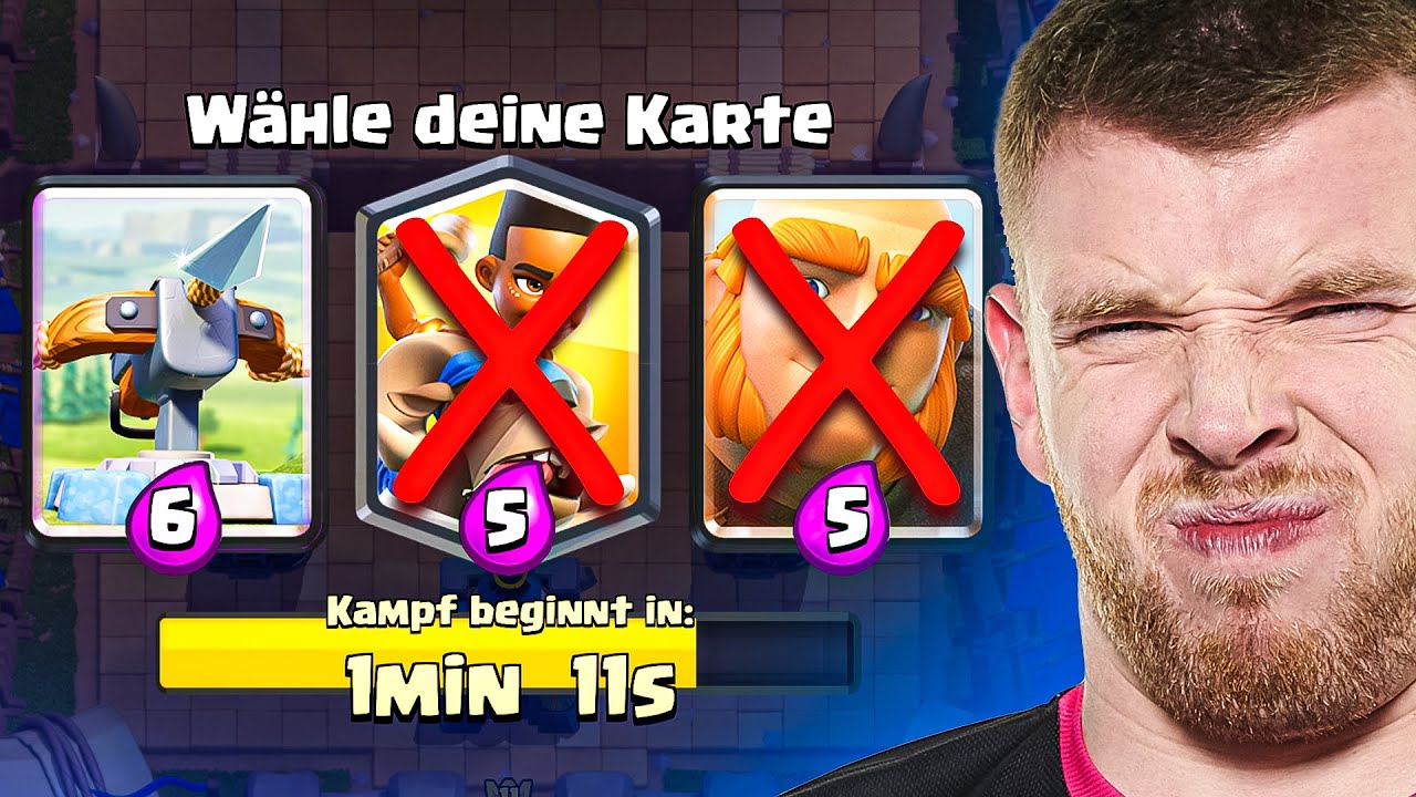 😱💰Nur TEURE KARTEN W&Auml;HLEN in der 3x Auswahl Challenge... (Eskalation) | Clash Royale Deutsch