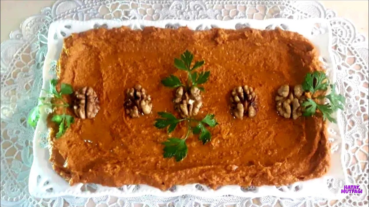HATAY USUL&Uuml; HAKİKİ CEVİZLİ BİBER TARİFİ !! #cevizlibiber #muhammara #hataymutfağı