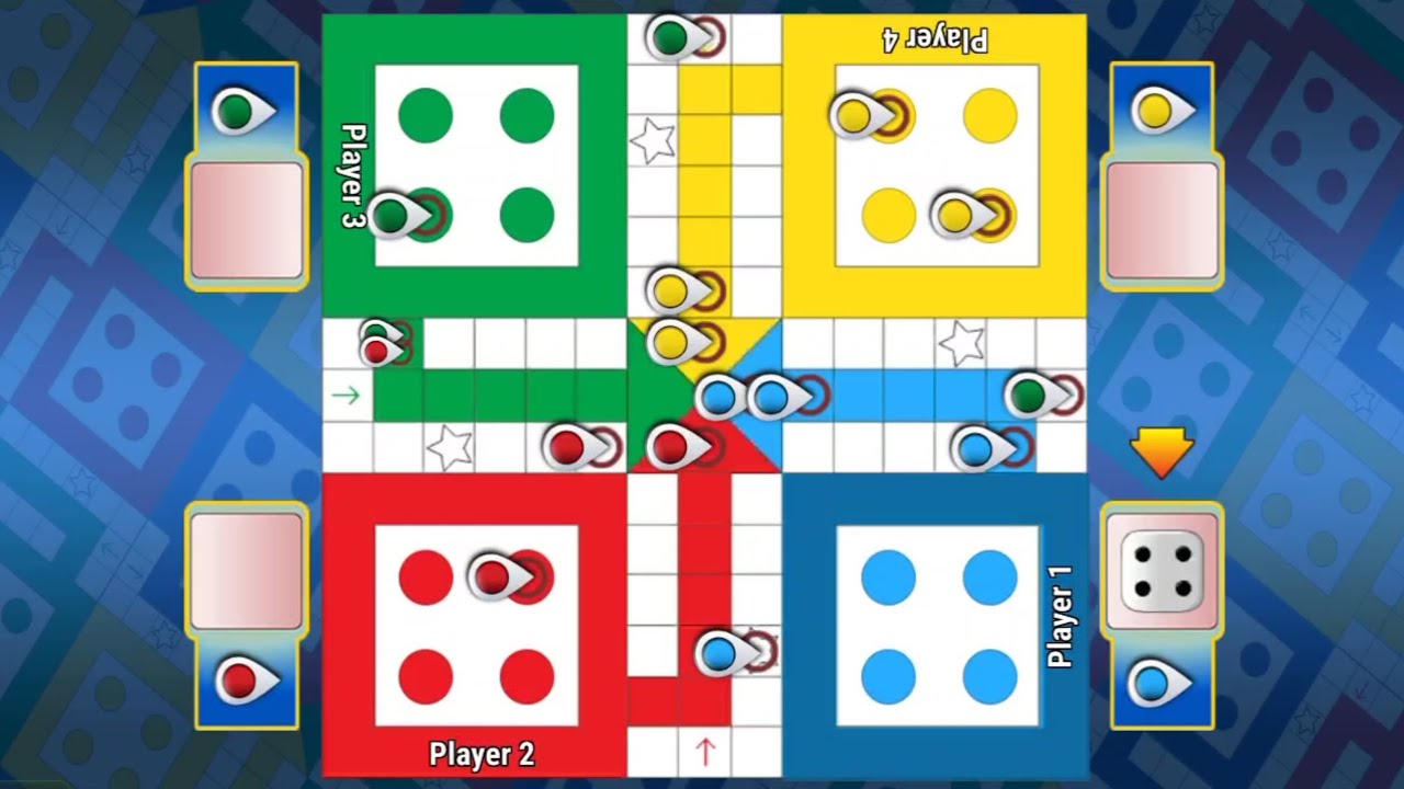 Ludo game in 4 players | Ludo King game in 4 players | Ludo King | Ludo Gameplay