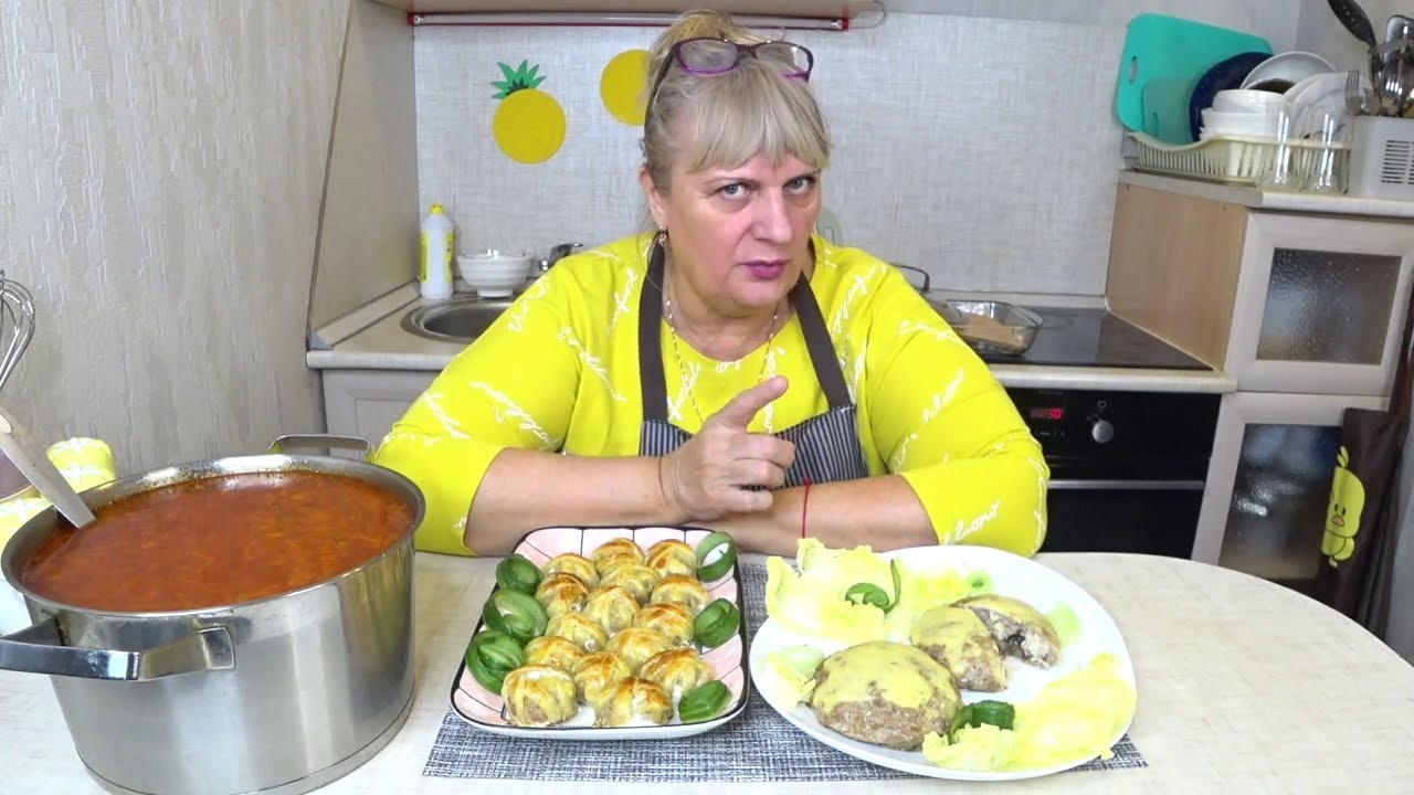 ПРАЗДНИЧНЫЙ стол !#11 ДВА рецепта из ФАРША!  Мясные  в слоеном тесте! КОТЛЕТЫ с Грибами и СЫРОМ!