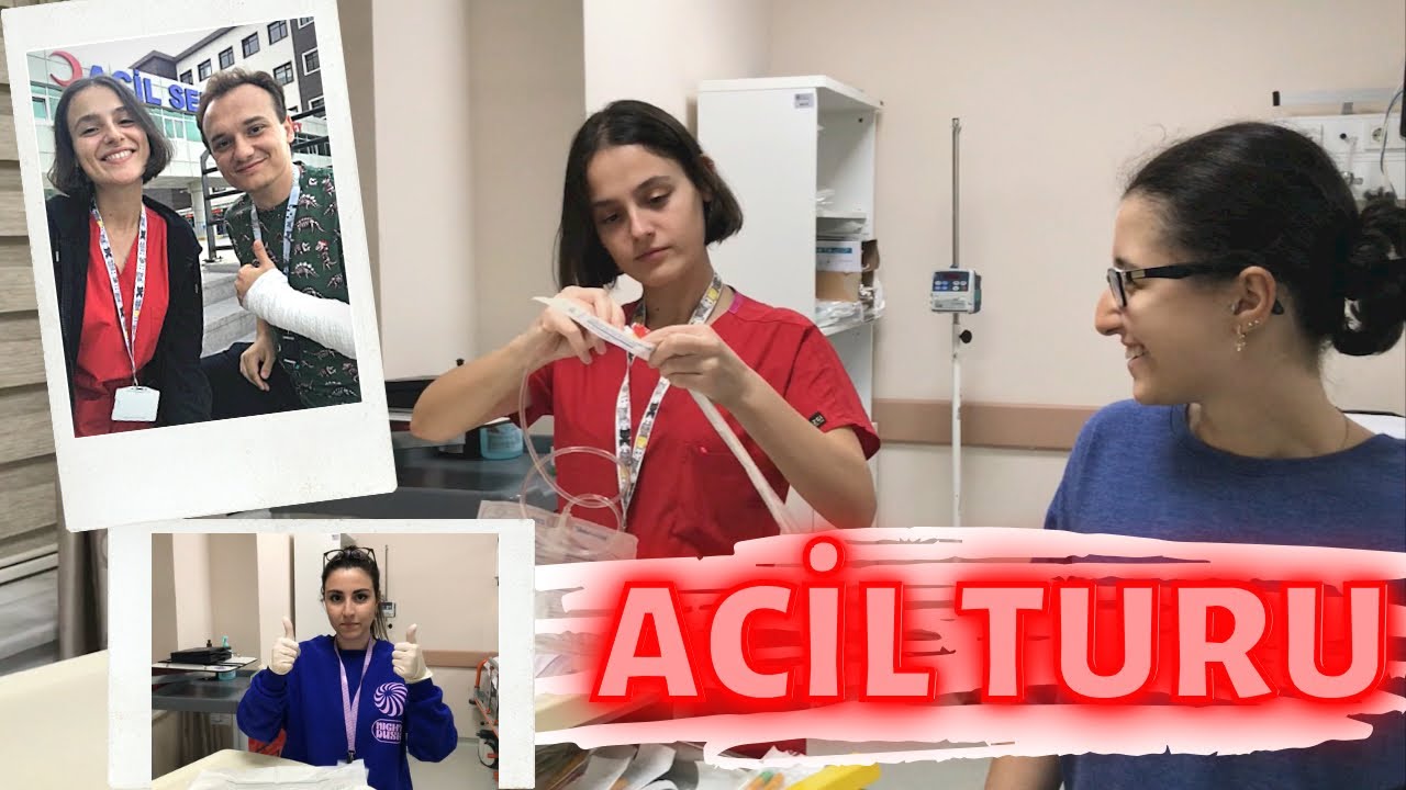 ACİL SERVİS TURU | İntörnler Acilde Ne Yapıyor | intörn vlog    #vlog #nöbet #hastane #acilservis