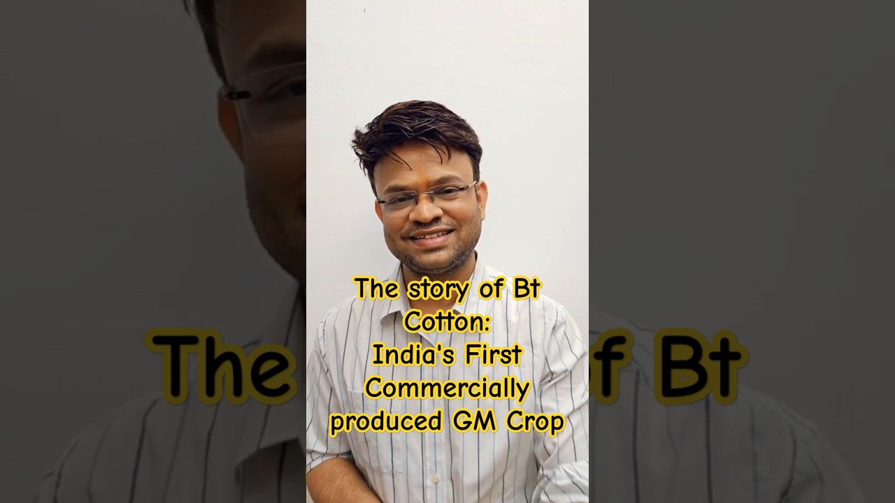 Bt Cotton: India&rsquo;s First GM Crop | Biotechnology Explained in under 2 Minutes!