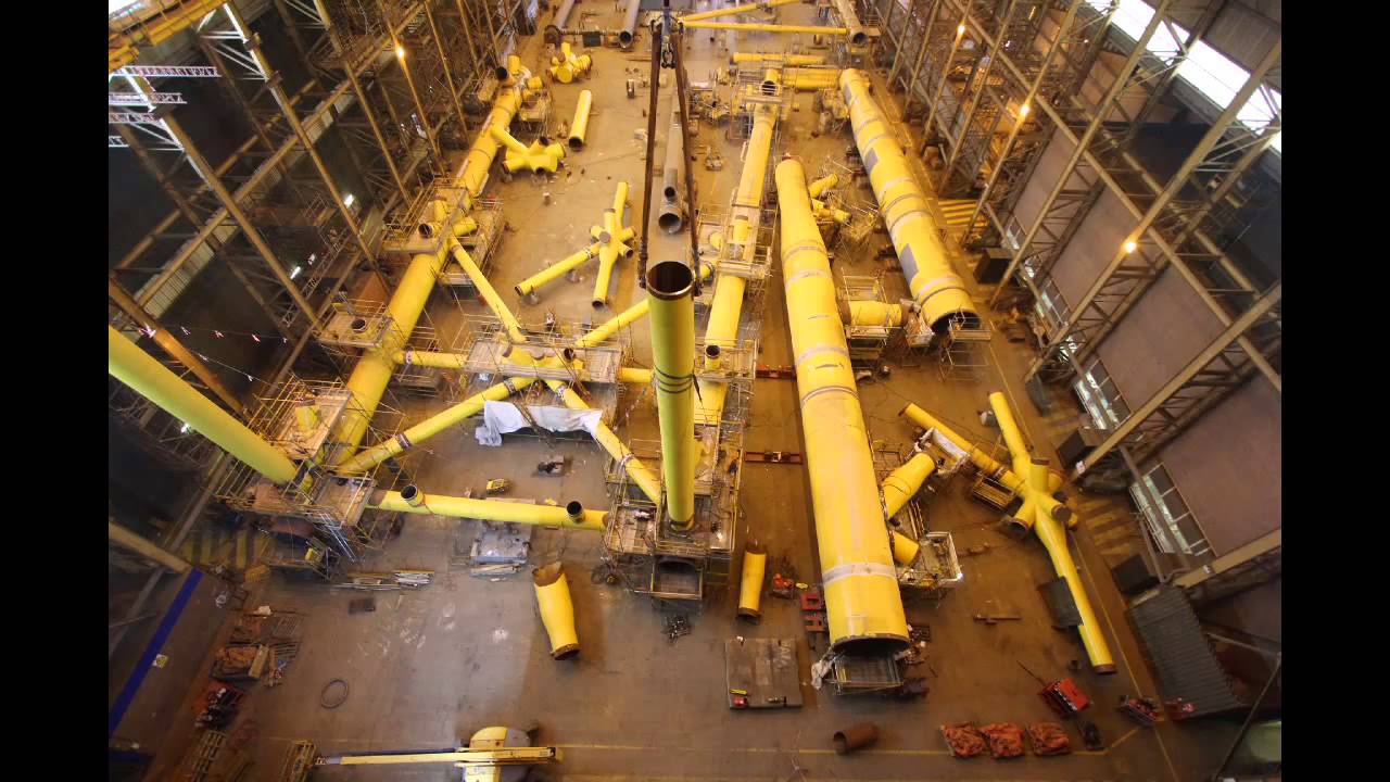 Oil & Gas Time Lapse Jacket Fabrication