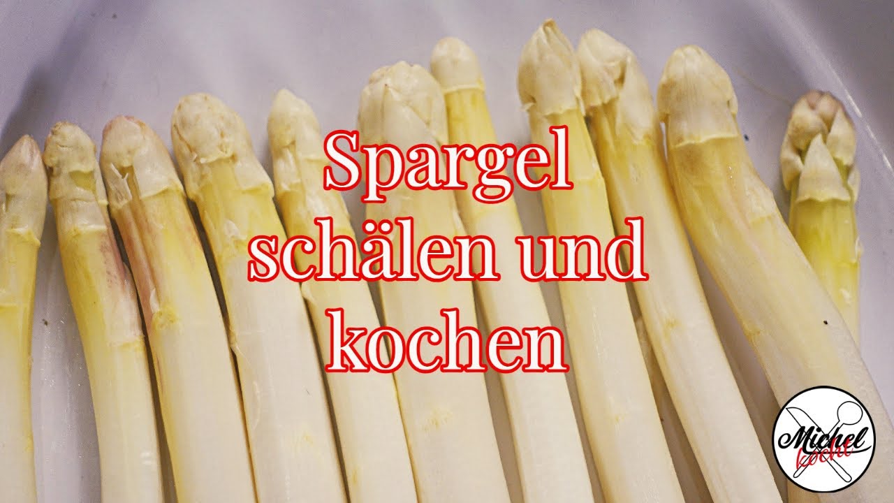 Spargel richtig schälen und kochen