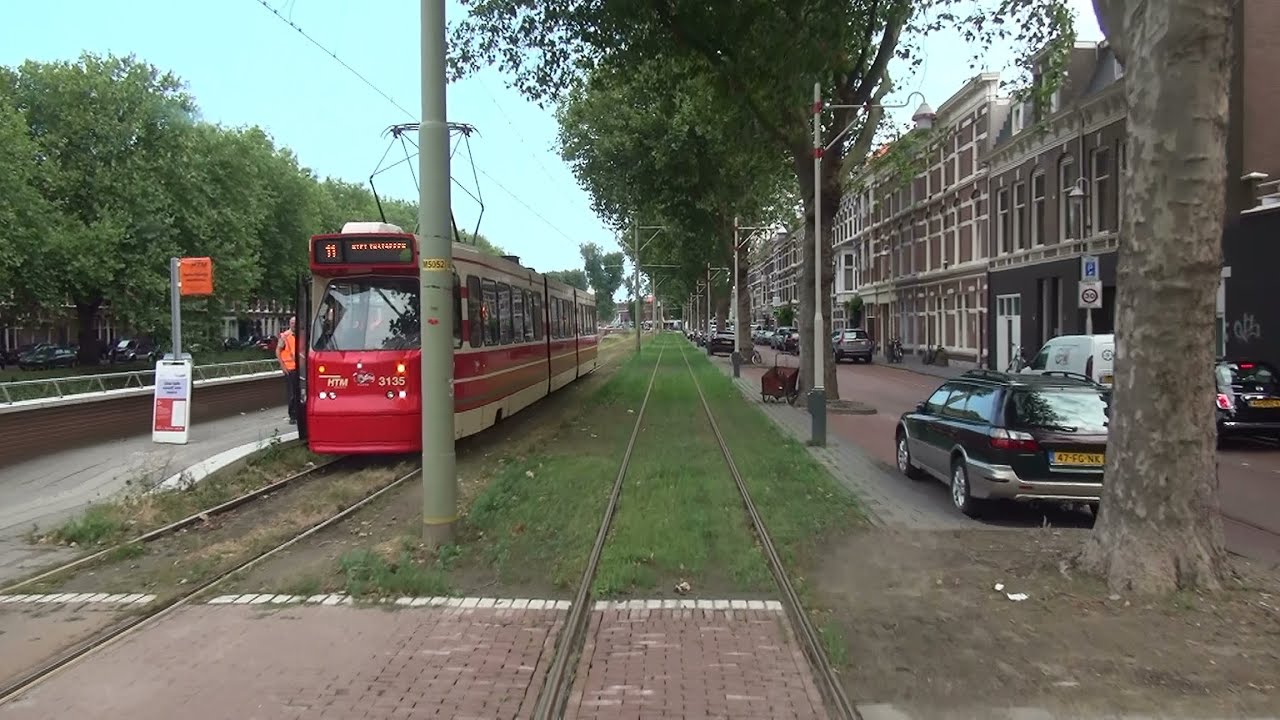 HTM tramlijn 11 Station Hollands Spoor - Scheveningen Haven | GTL8 3043