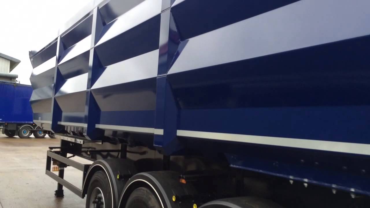 New Luck Lightweight Hardox Steel Bodied Tipper Trailer For Sale