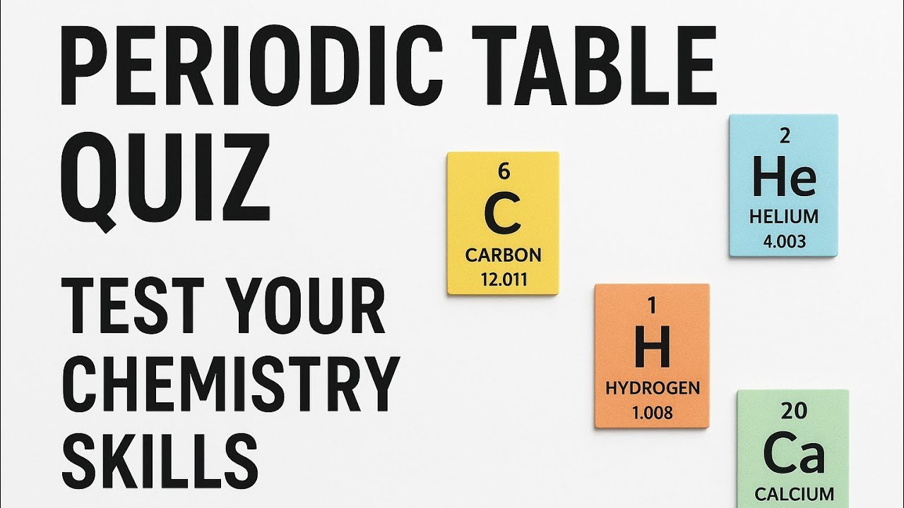 Periodic table Quiz | Chemistry MCQ Quiz | Chemistry important Questions and Answers 