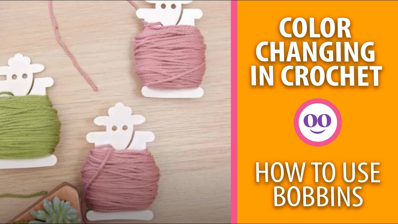 HOW TO CROCHET WITH BOBBINS!