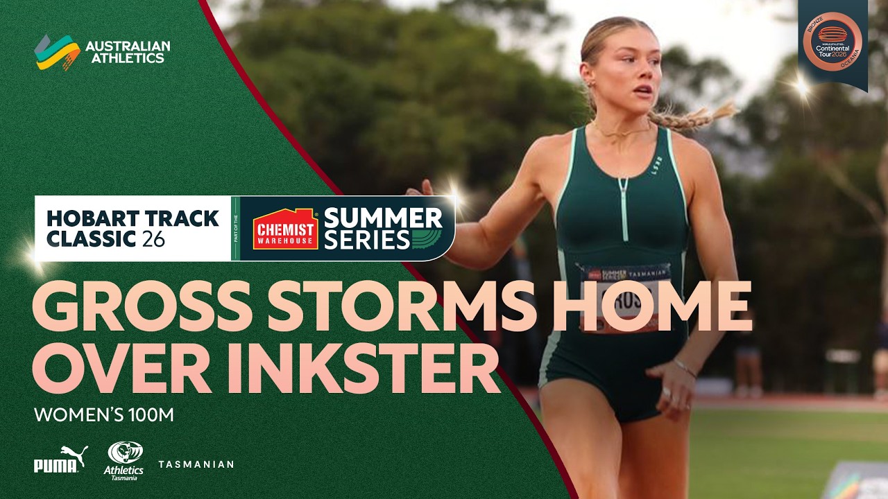 Финал женского забега на 100 метров | Hobart Track Classic 2026