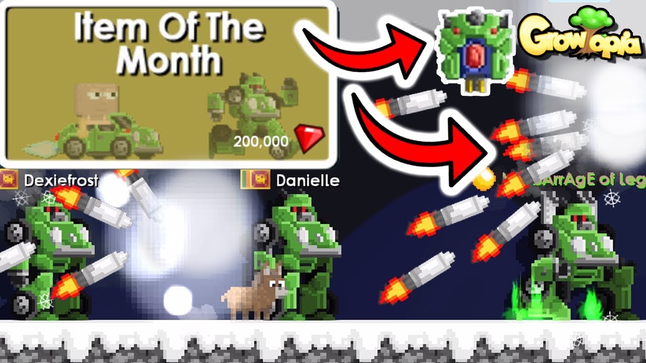Growformer IOTM Review! RIP Legend Bot!? (December Item Of The Month) | Growtopia