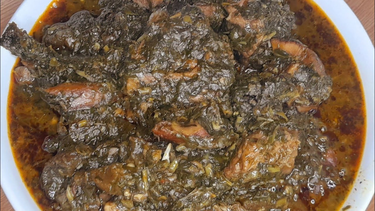 How to cook afang soup! calabar style afang soup