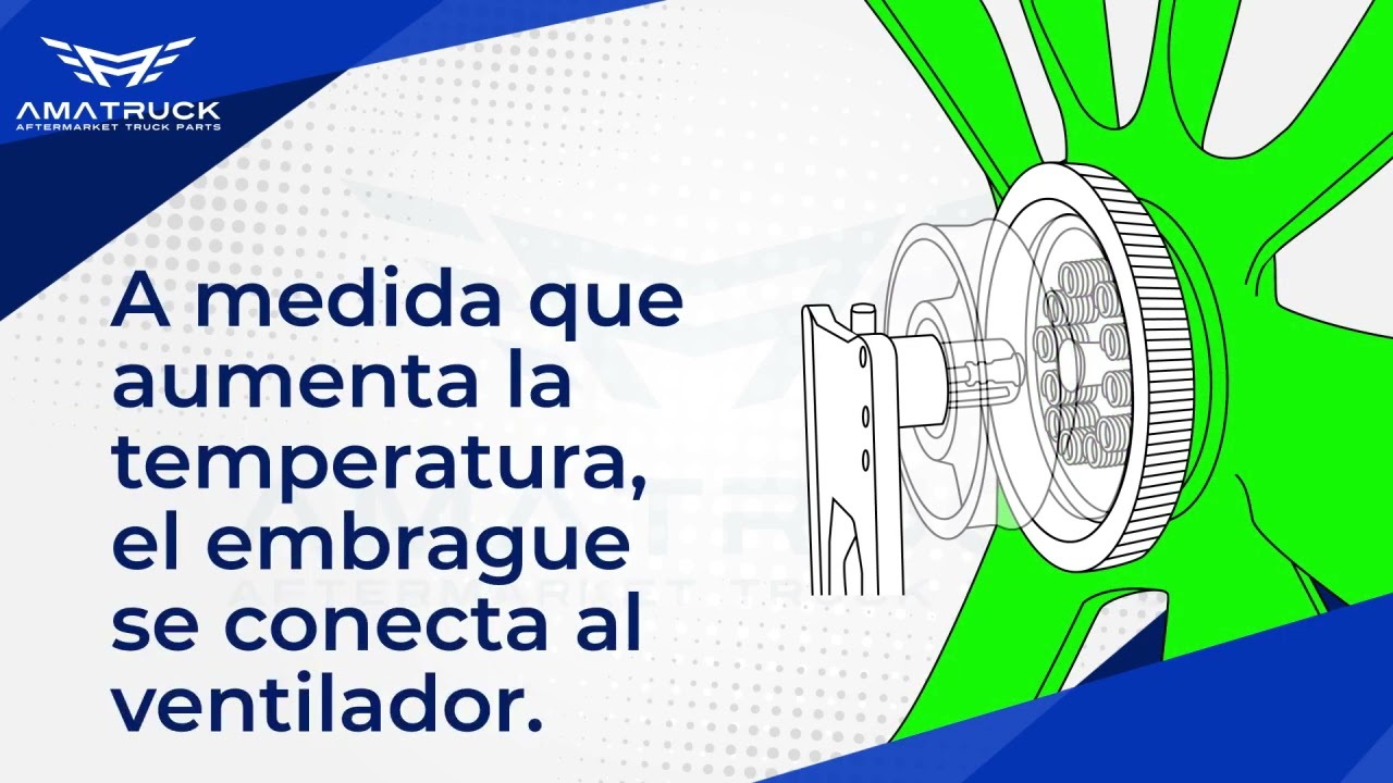 Cómo funciona el fan clutch de tu tractocamión