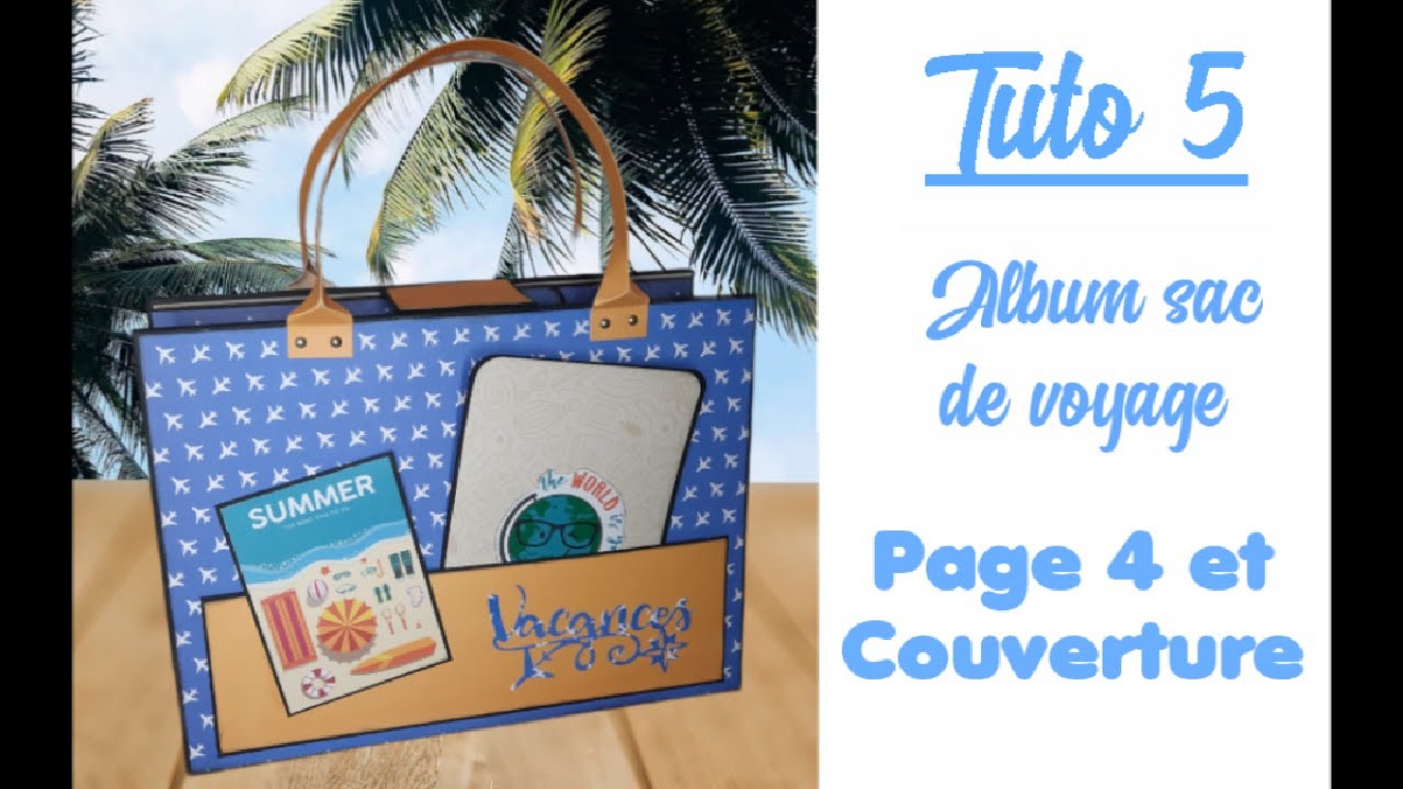 TUTO ALBUM SCRAPBOOKING * Bloc action * Page 4 et couverture * Chat Scrap *