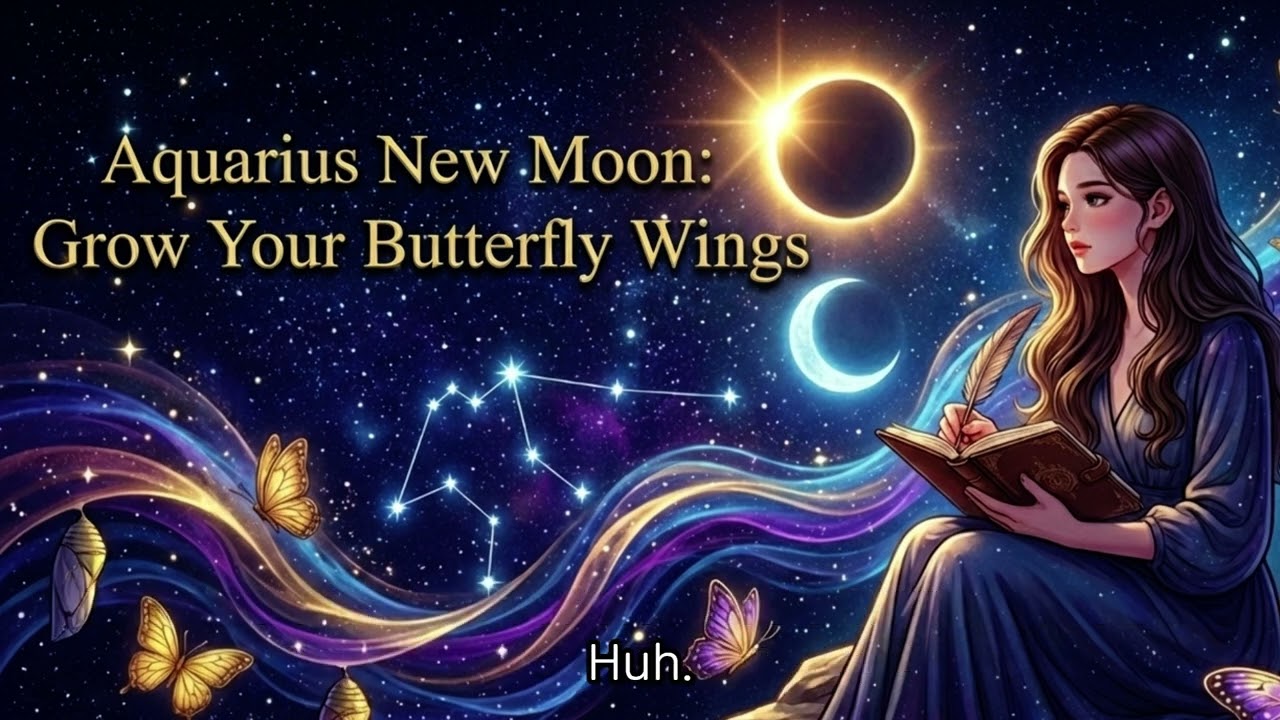 Aquarius New Moon: Grow Your Butterfly Wings