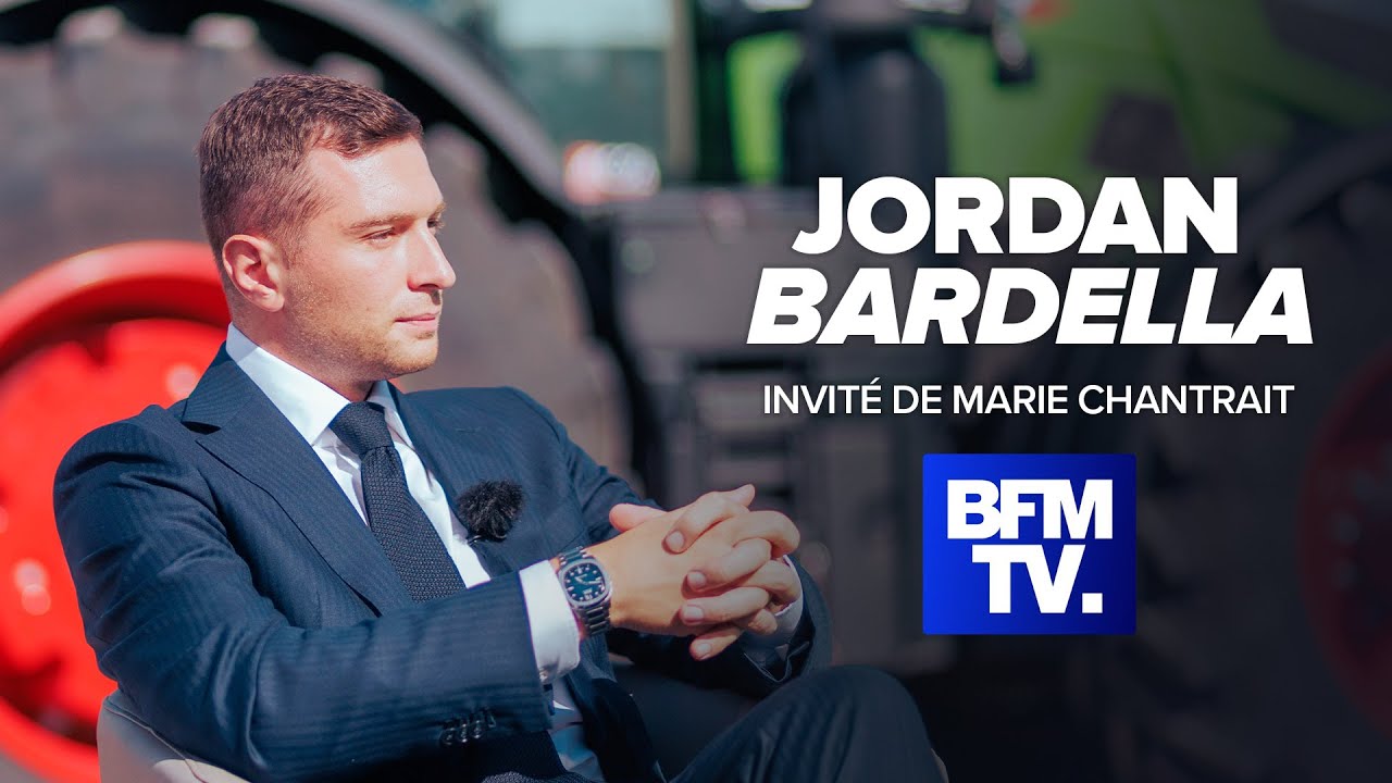 Jordan Bardella sur BFMTV : « La situation actuelle ne pourra tenir jusqu'en 2027 »