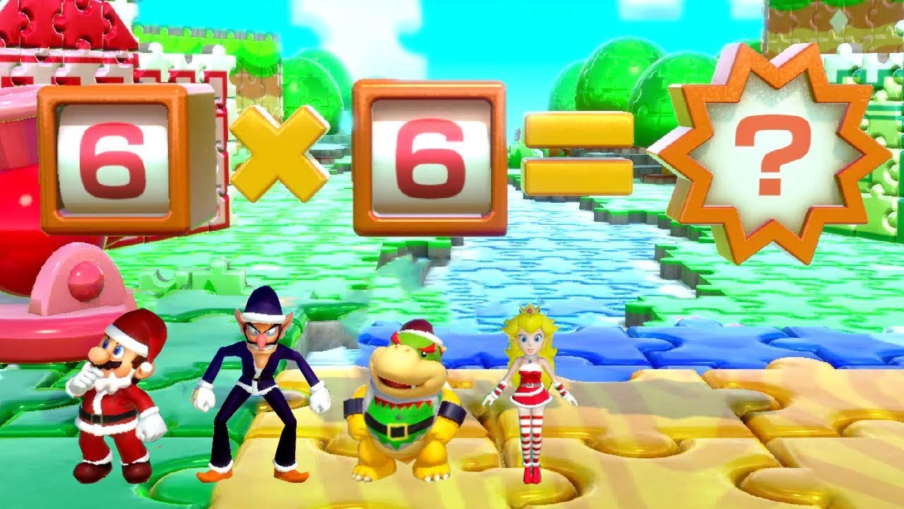 [スーパーマリオパーティ] マリオ vs ワルイージ vs ピーチ vs クッパJr. (COM アルティメットマスター)
