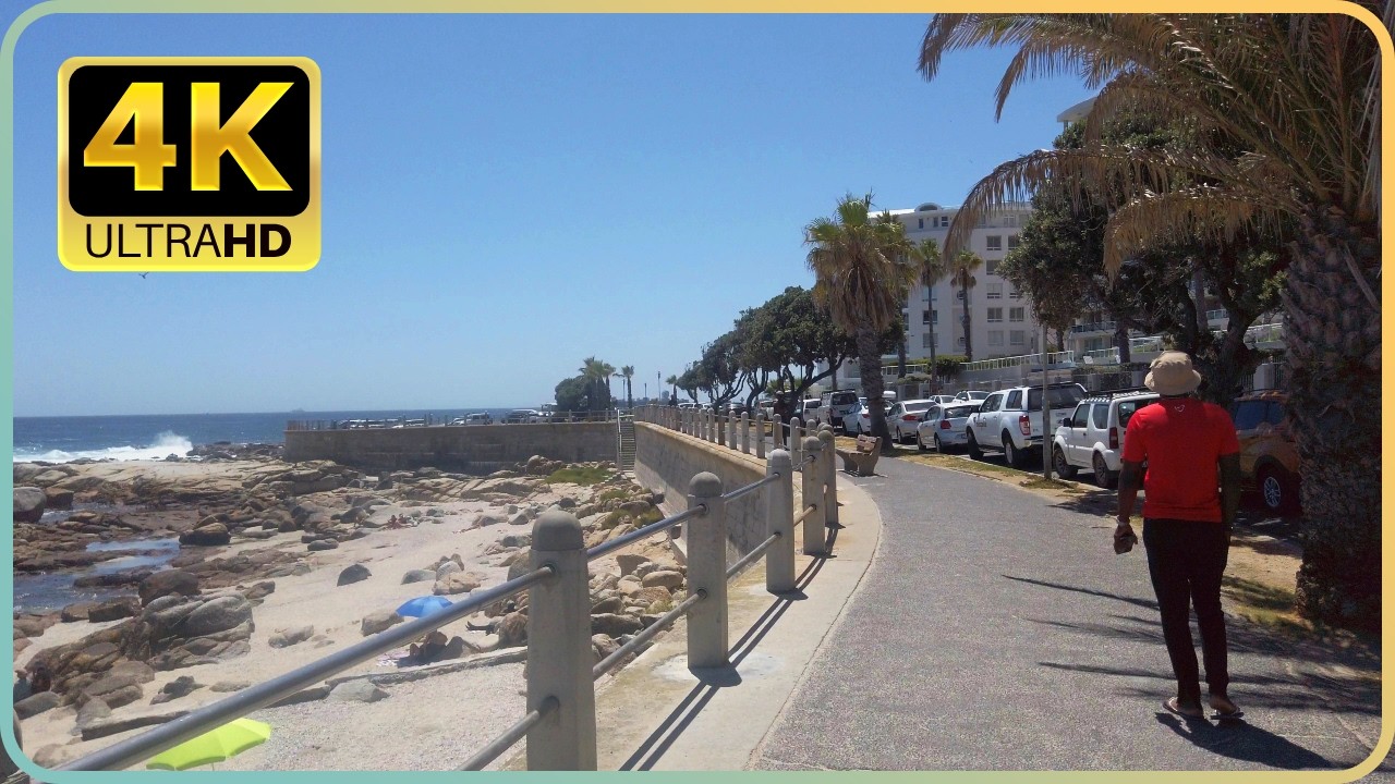 Sea Point Promenade 4K Virtual Walk | Cape Town, South Africa