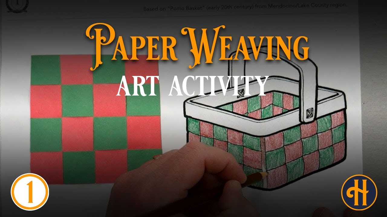 First-Grade Art Activity: 1.3B Paper Weaving Pattern