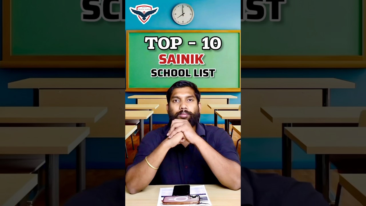 TOP 10 SAINIK SCHOOL LIST😱#bestsainikschoolcoaching #top10 #sainikschool #education #ytshorts