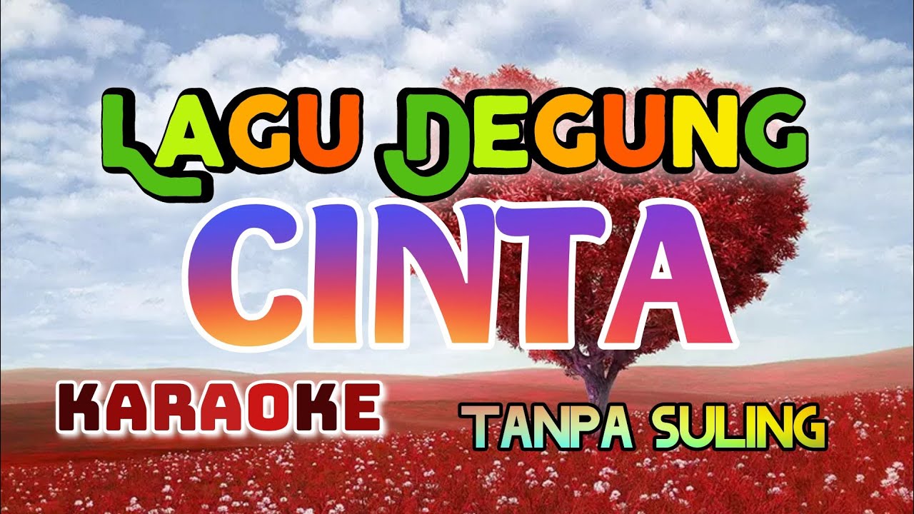 CINTA Lagu Degung -  KARAOKE cocok untuk latihan kawih/suling