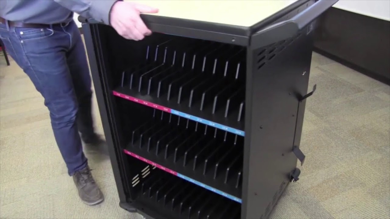 36 Device AC Charging Station Cart Chromebooks Laptops - Forefront Technologies