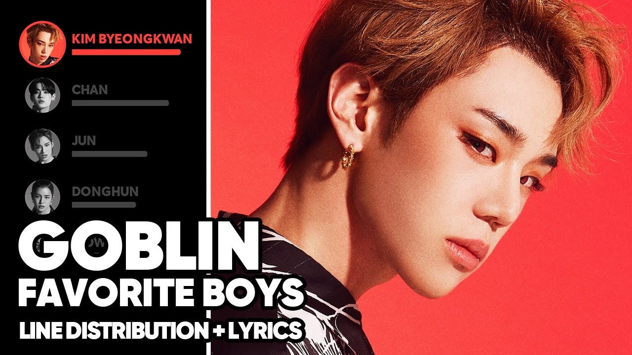 A.C.E - Goblin (Favorite Boys) Line Distribution + Lyrics Color Coded PATREON REQUESTED