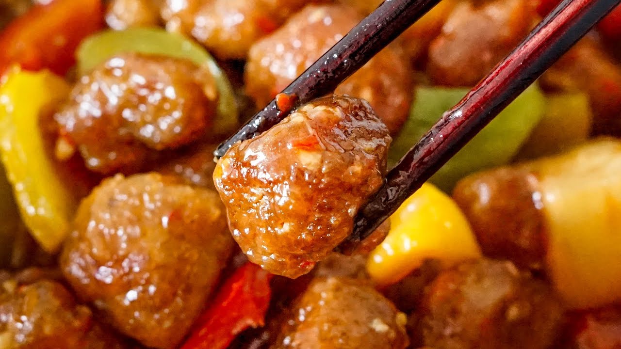 VEGAN SWEET AND SOUR CHICKEN | Easy & Delicious