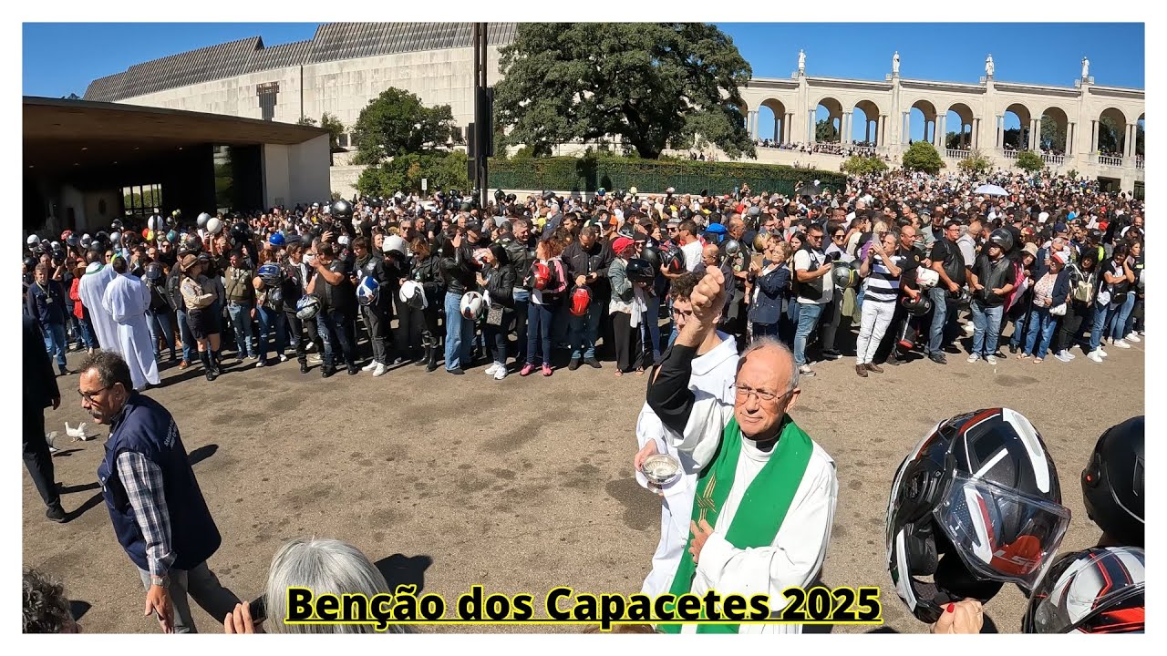 Bênção dos Capacetes 2025: No Santuário de Fátima Leiria Portugal [4K Ultra HD]