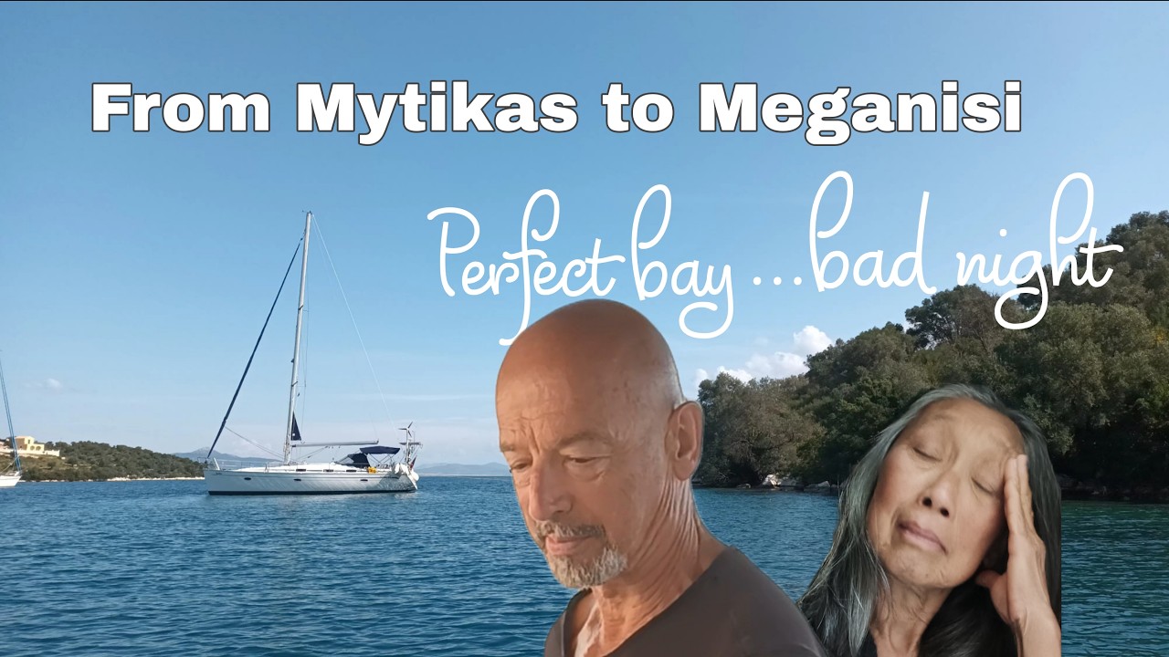 A BEAUTIFUL ANCHORAGE.....TIL SWELLS ARRIVED - SAILING TO MEGANISI @atdistantanchorages 