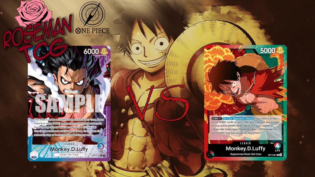 One Piece TCG U/P Luffy v OP13 R/G Luffy - February 1st Round 1