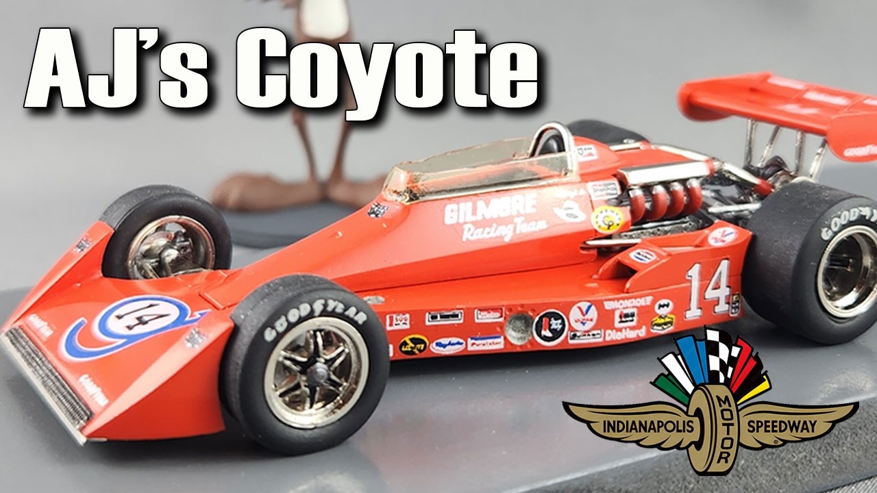 AJ Foyt Coyote in Miniature - FULL BUILD