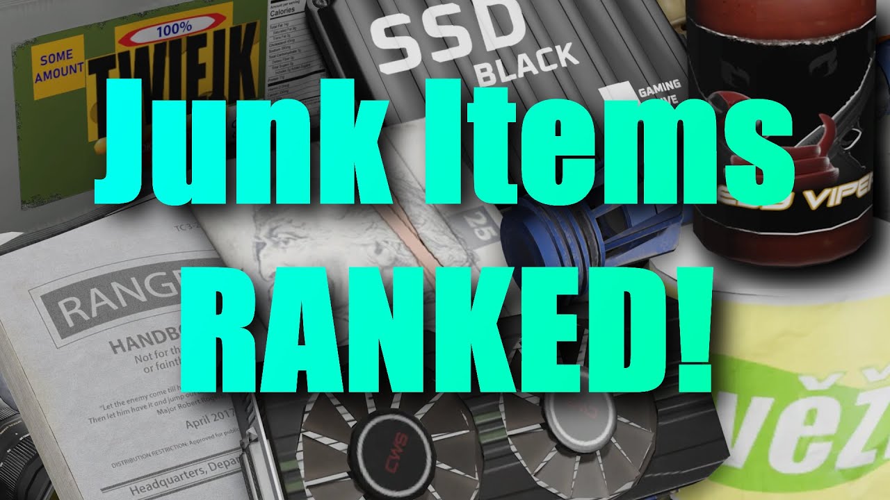 Ghosts Of Tabor Junk Items Tierlist! VALUE TO VOLUME RATIO!