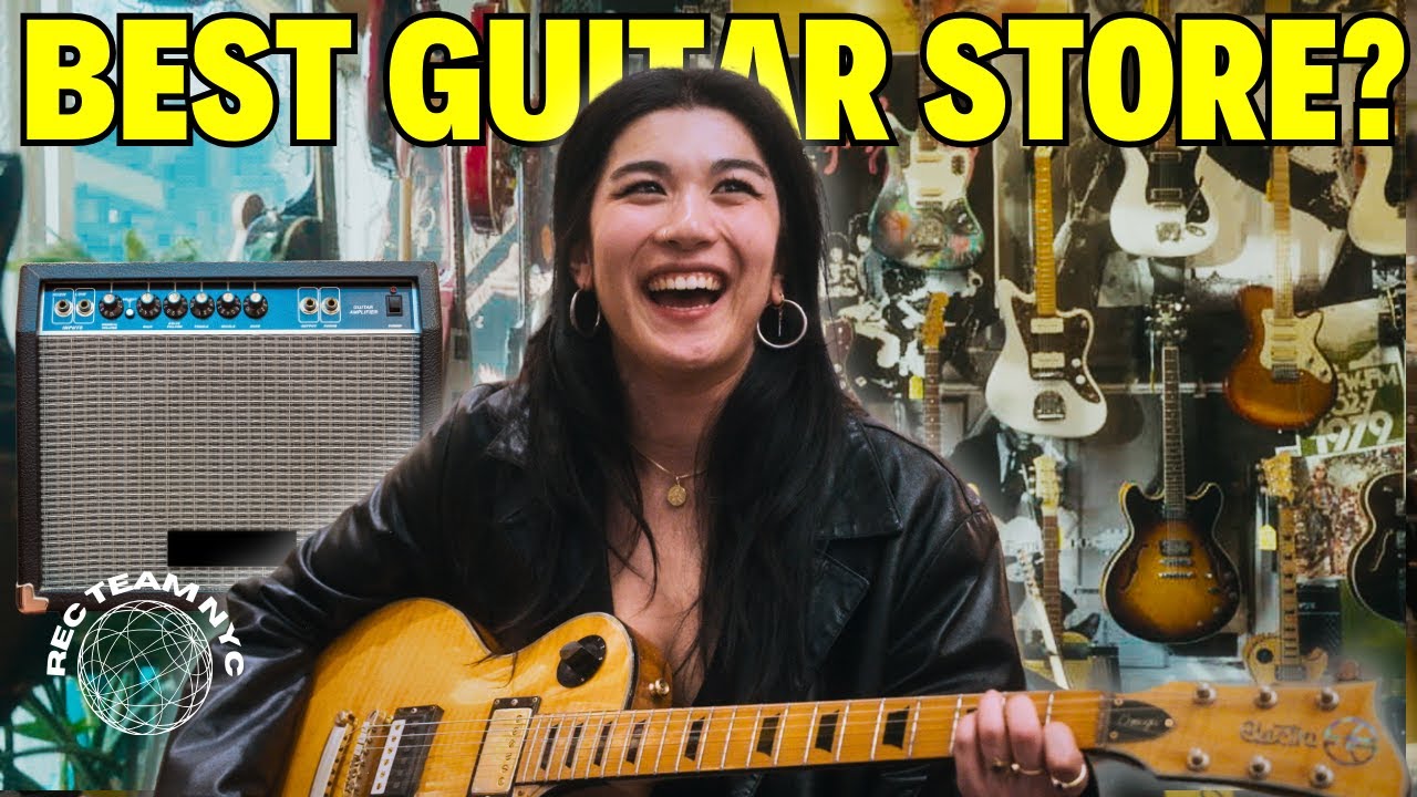 The BEST Guitar Store in NYC, According to MICHELLE | Rec Team NYC