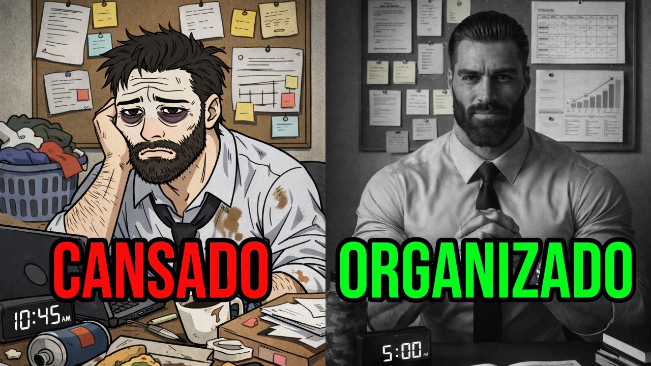 VOCÊ NÃO ESTÁ CANSADO, VOCÊ É DESORGANIZADO!