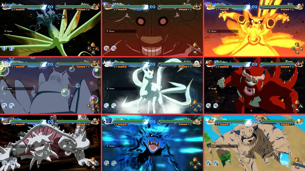 NARUTO X BORUTO Ultimate Ninja STORM CONNECTIONS - Все трансформации Джинчурики